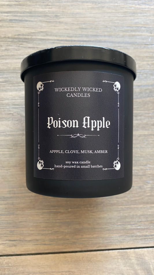 8oz Poison Apple Black Tumbler