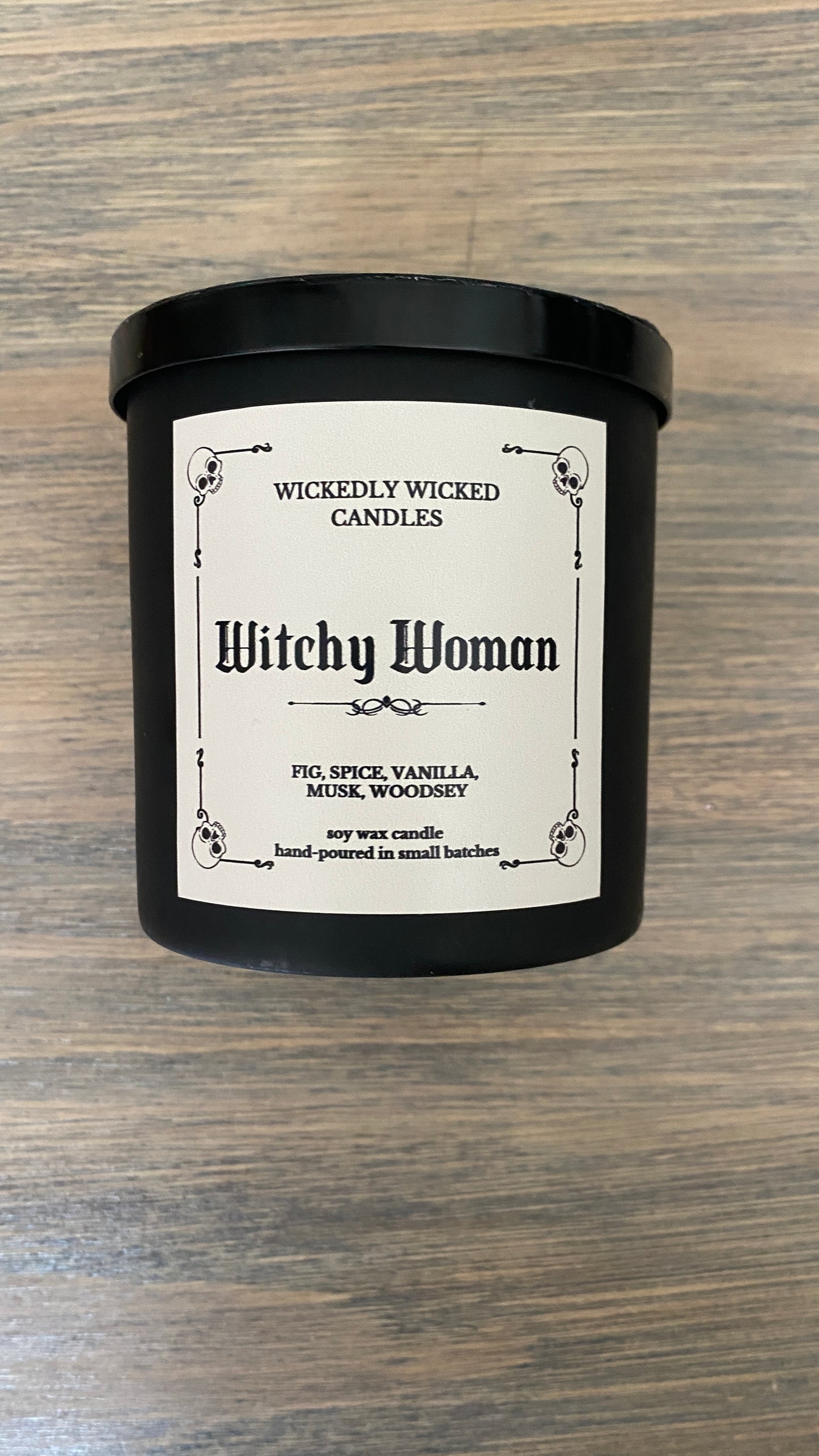 8oz Witchy Woman Black Tumbler