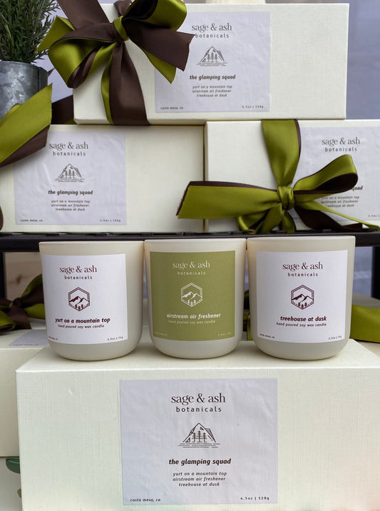 3 Scented Candle Set - Glamping Squad Gift Set