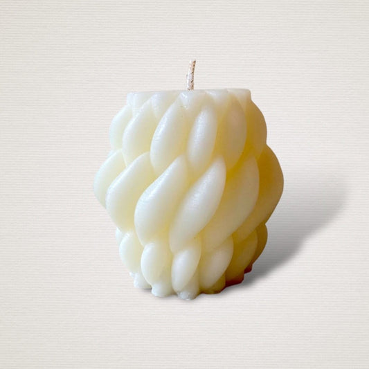 Small Rope Pillar Candle