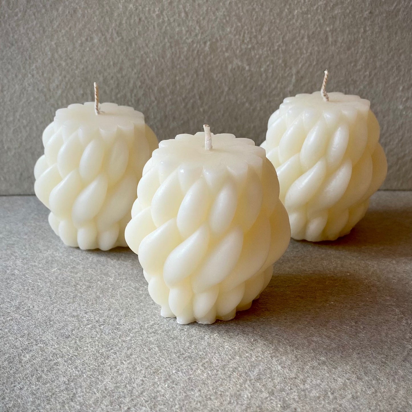 Small Rope Pillar Candle