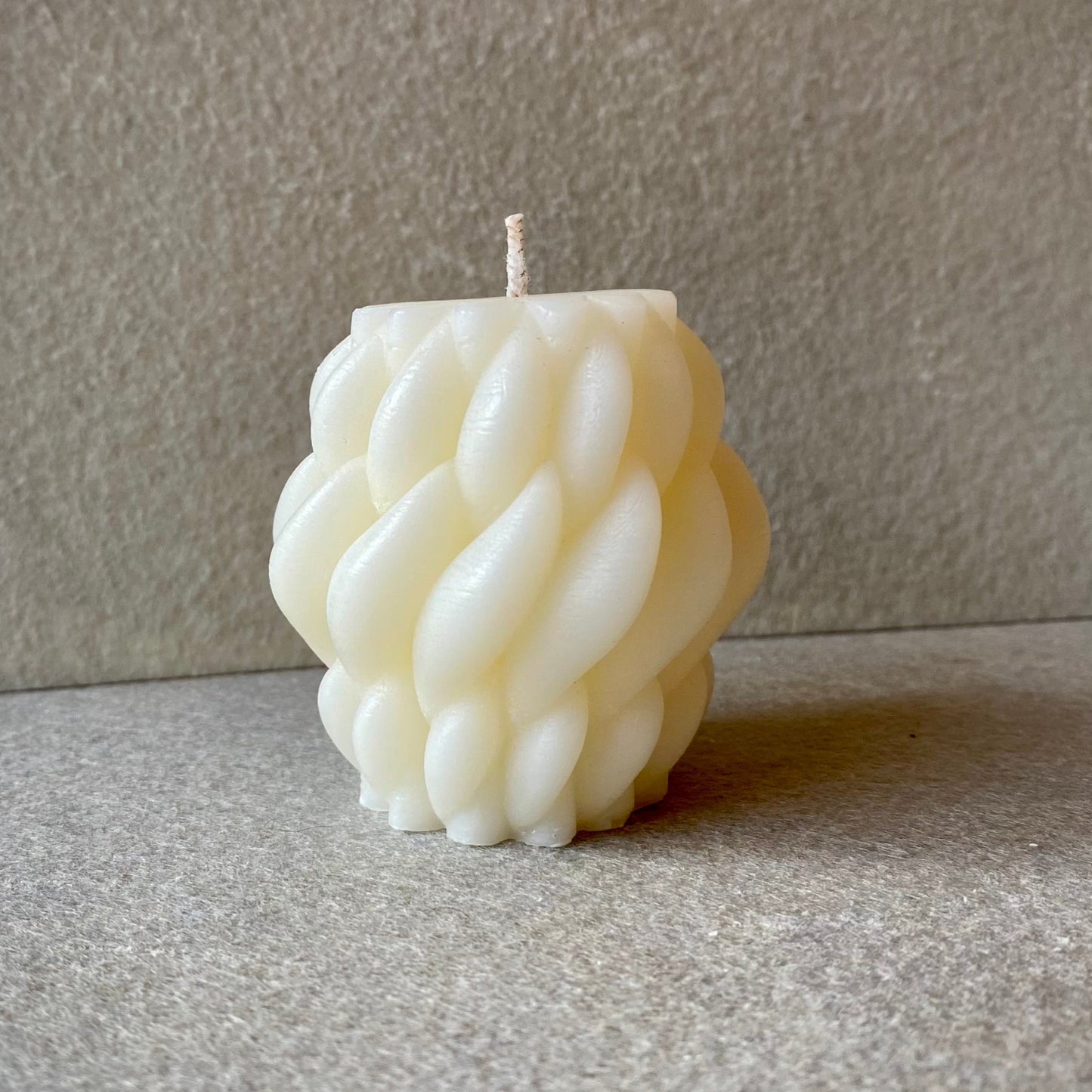 Small Rope Pillar Candle