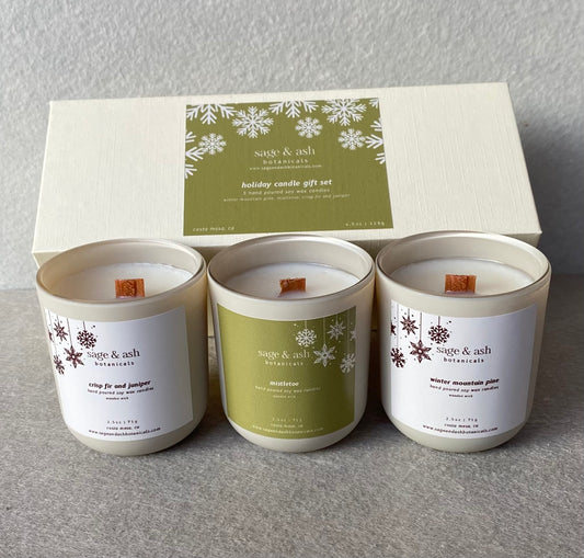 3 Scented Candle Holiday Gift Set